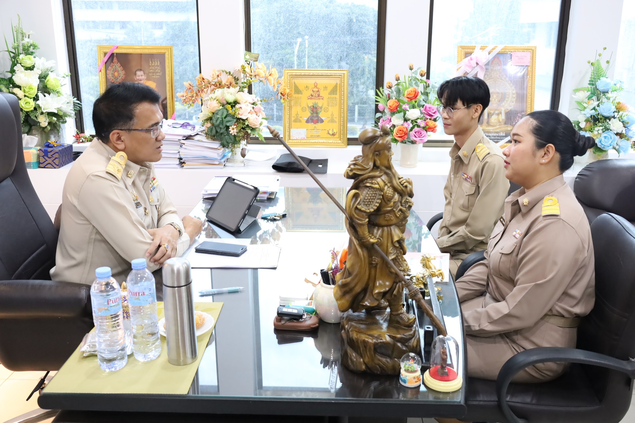 ปฐมนิเทศผู้ได้รับการบรรจุและแต่งตั้งบุคคลเข้ารับราชการเป็นข้าราชการครูและบุคลากรทางการศึกษาตำแหน่ง ค…