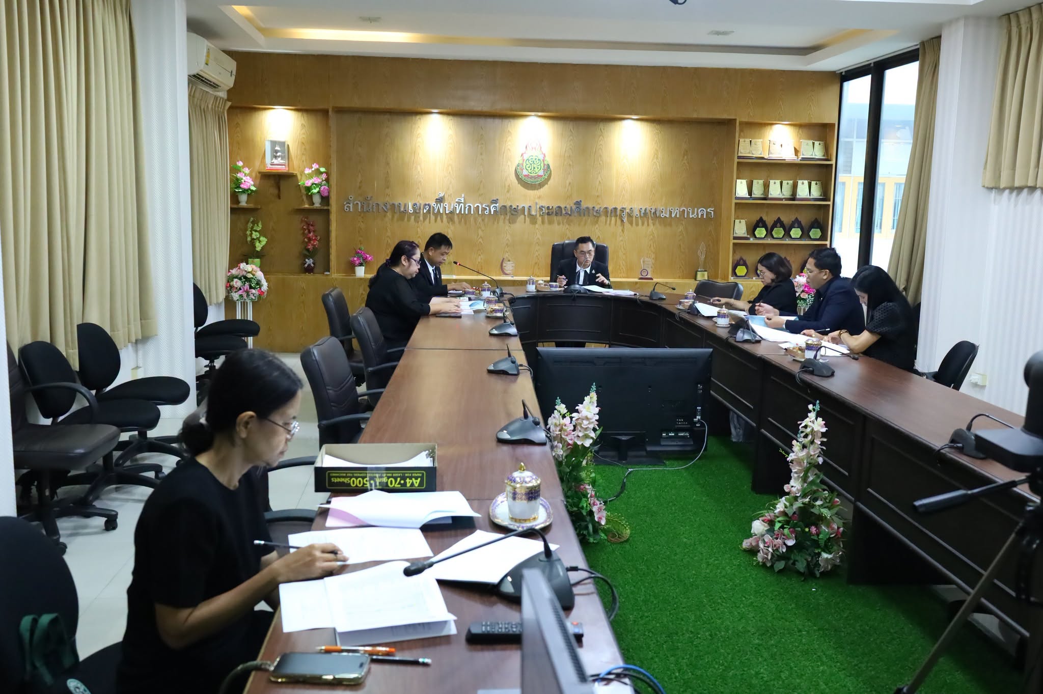 การประชุมคณะกรรมการบริหารอัตรากำลังข้าราราชการดูและบุคลากรทางการศึกษาในสถานศึกษา